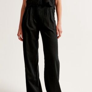 Abercrombie Fitch Sloane Tailored Linen-Blend Pants 26L